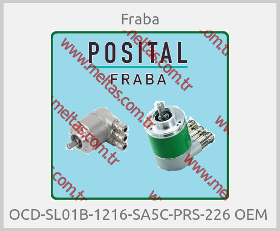 Fraba-OCD-SL01B-1216-SA5C-PRS-226 OEM 