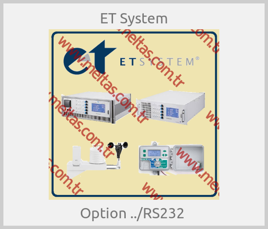 ET System - Option ../RS232 