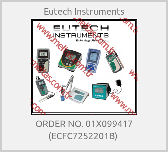 Eutech Instruments-ORDER NO. 01X099417 (ECFC7252201B) 