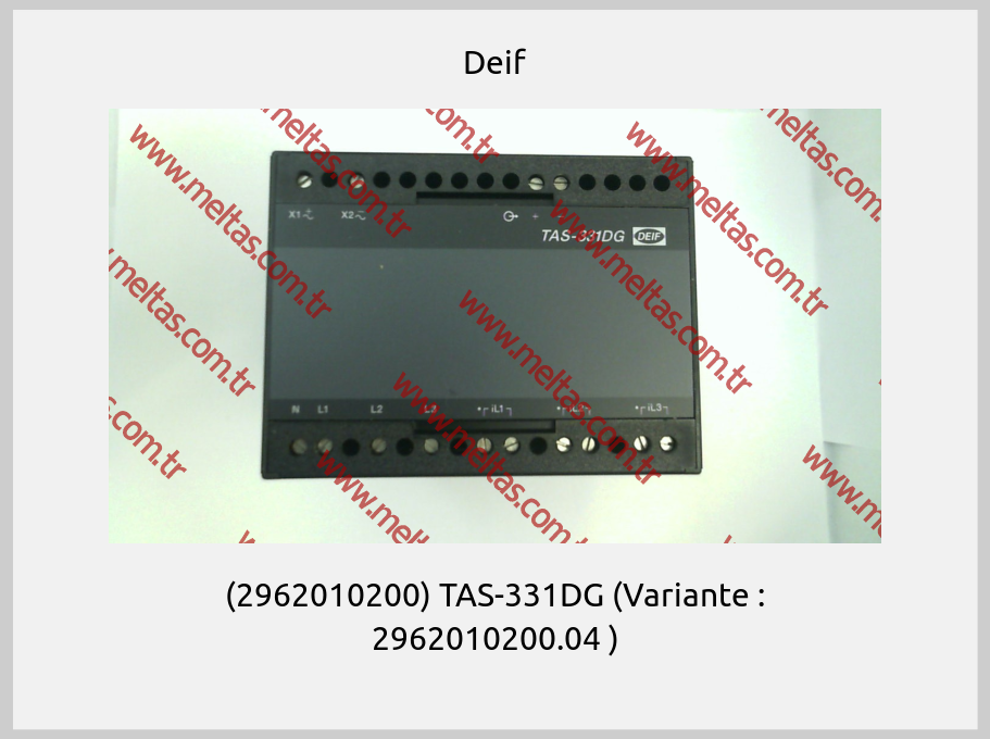 Deif - (2962010200) TAS-331DG (Variante : 2962010200.04 )