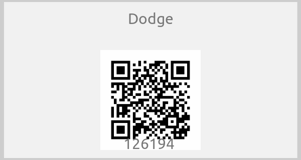 Dodge - 126194 
