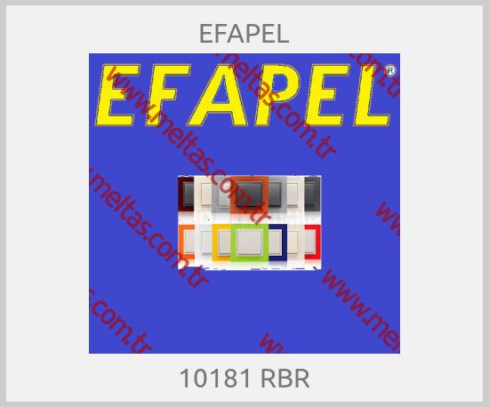 EFAPEL-10181 RBR