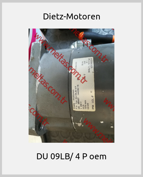 Dietz-Motoren - DU 09LB/ 4 P oem
