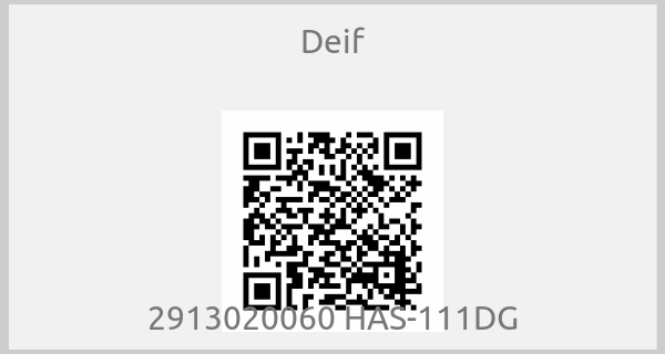 Deif - 2913020060 HAS-111DG