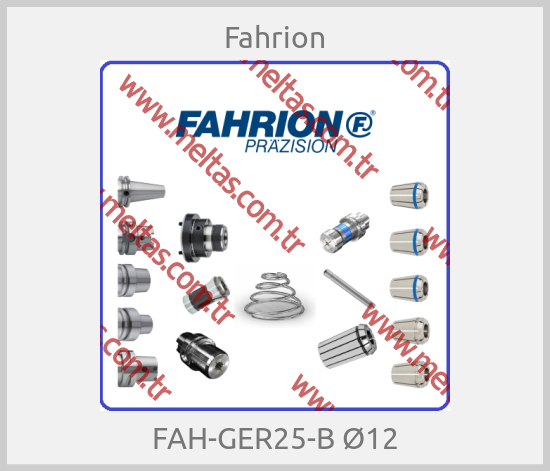Fahrion - FAH-GER25-B Ø12