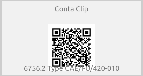 Conta Clip - 6756.2 Type CAE/I-U/420-010