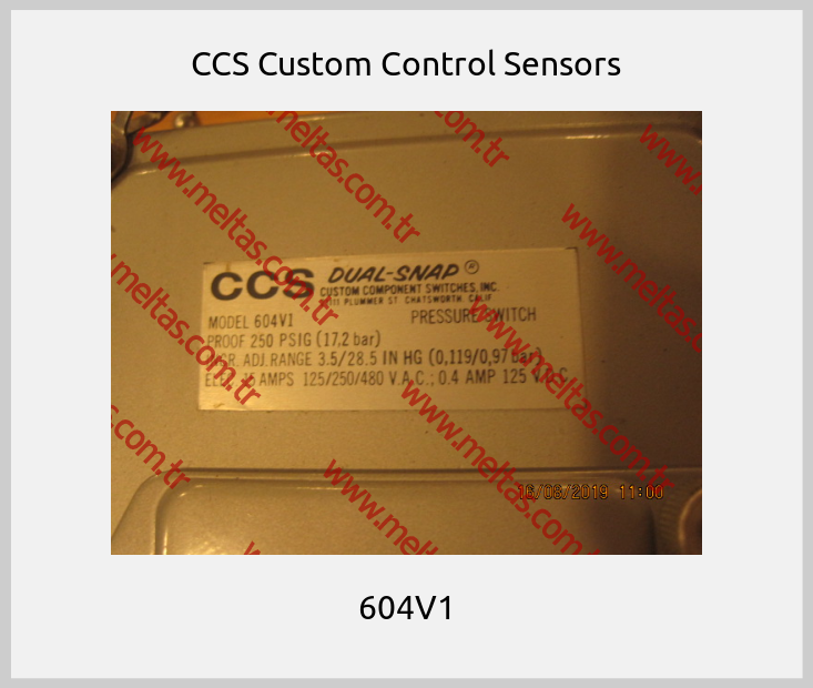 CCS Custom Control Sensors-604V1