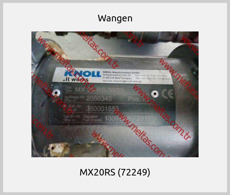 Wangen - MX20RS (72249)