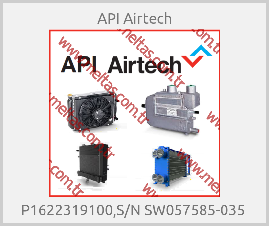 API Airtech-P1622319100,S/N SW057585-035 