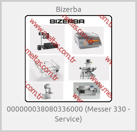 Bizerba - 000000038080336000 (Messer 330 - Service)