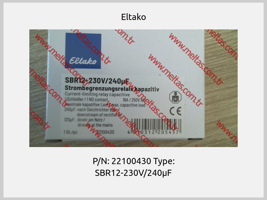 Eltako - P/N: 22100430 Type: SBR12-230V/240µF