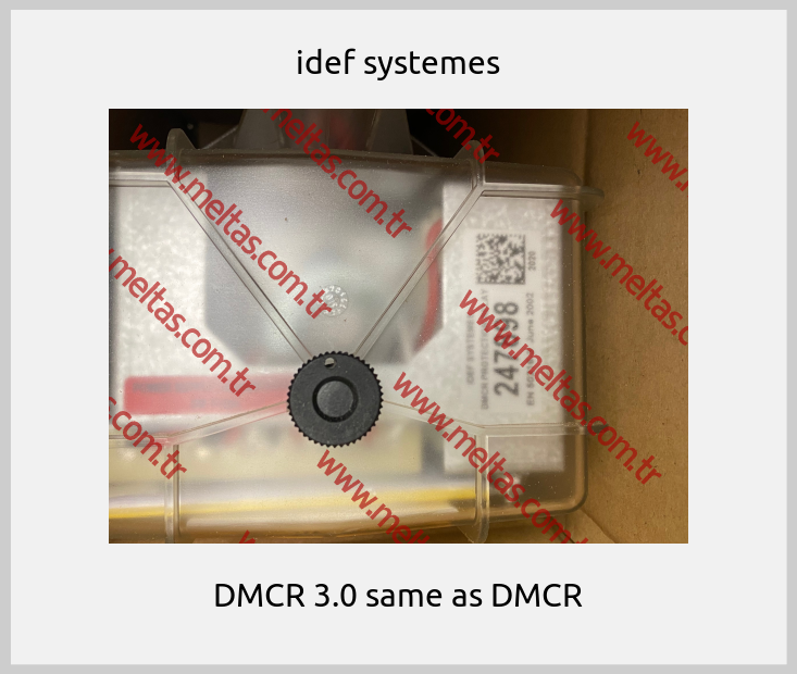 idef systemes-DMCR 3.0 same as DMCR