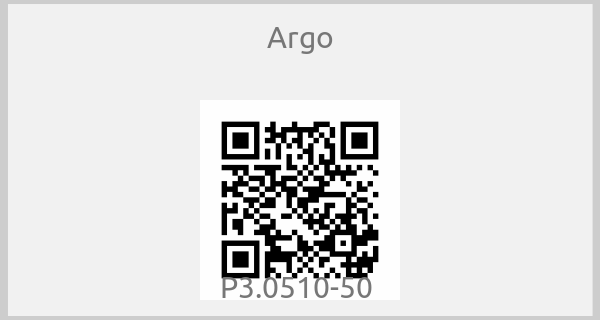 Argo - P3.0510-50 