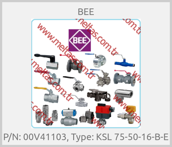 BEE - P/N: 00V41103, Type: KSL 75-50-16-B-E