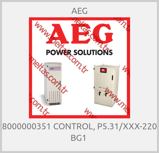 AEG - 8000000351 CONTROL, P5.31/XXX-220 BG1 