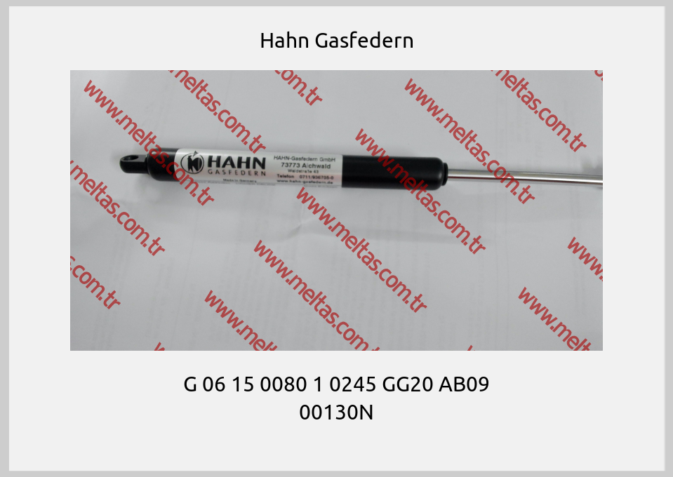 Hahn Gasfedern - G 06 15 0080 1 0245 GG20 AB09 00130N