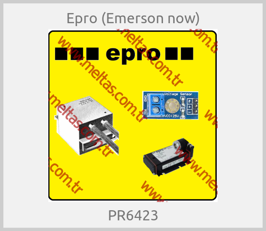 Epro (Emerson now)-PR6423