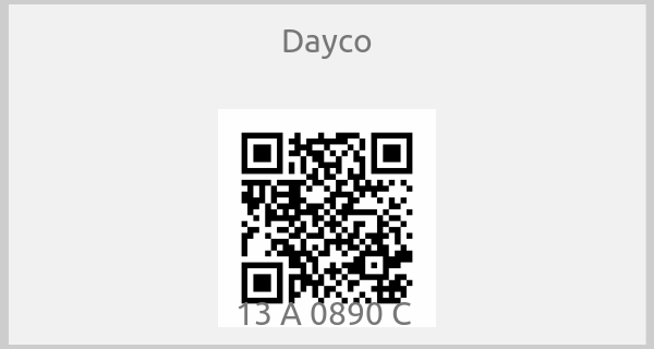 Dayco - 13 A 0890 C 