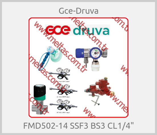 Gce-Druva - FMD502-14 SSF3 BS3 CL1/4"
