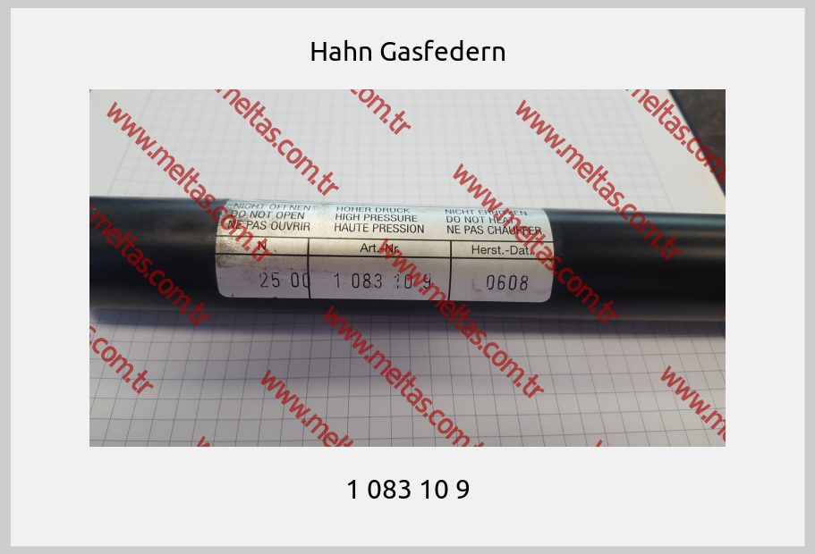 Hahn Gasfedern - 1 083 10 9