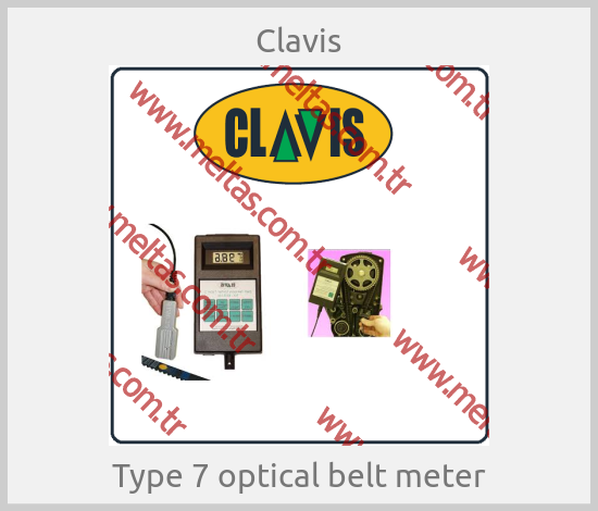 Clavis-Type 7 optical belt meter