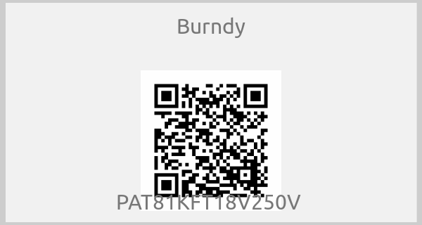 Burndy-PAT81KFT18V250V 
