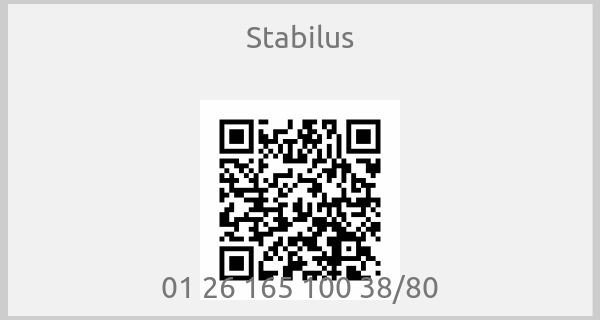 Stabilus - 01 26 165 100 38/80