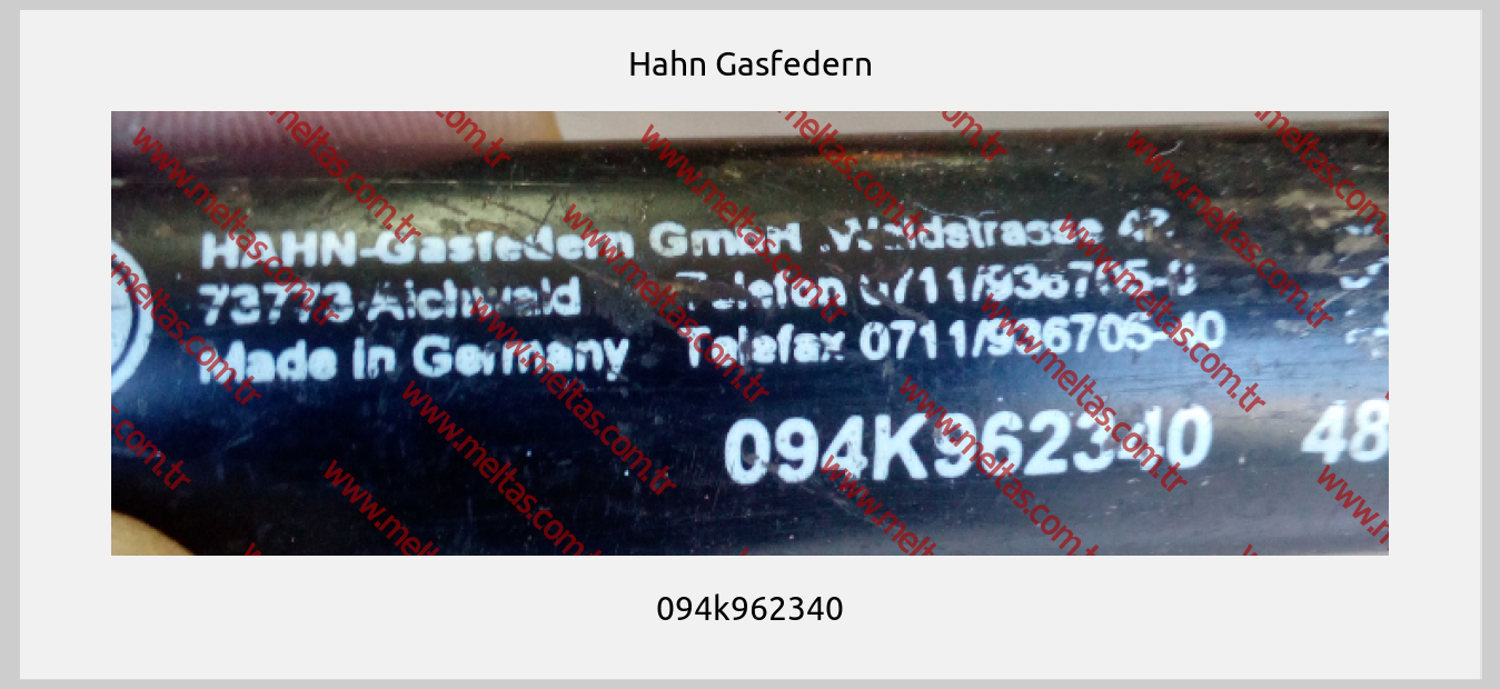 Hahn Gasfedern - 094k962340