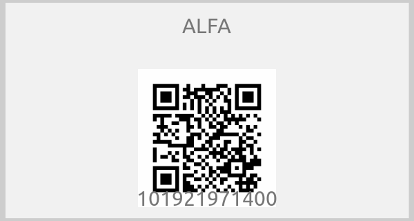 ALFA - 101921971400