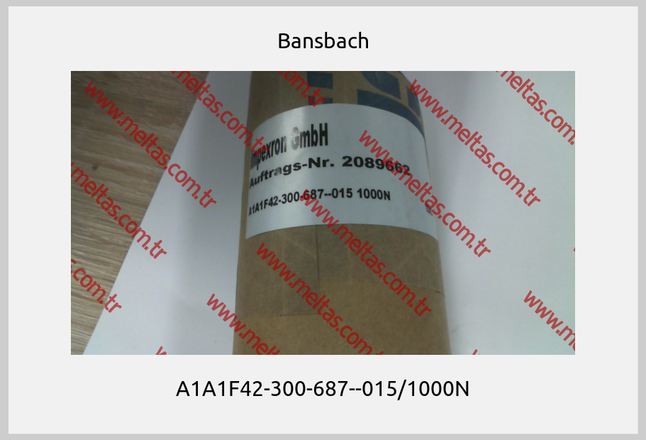 Bansbach - A1A1F42-300-687--015/1000N