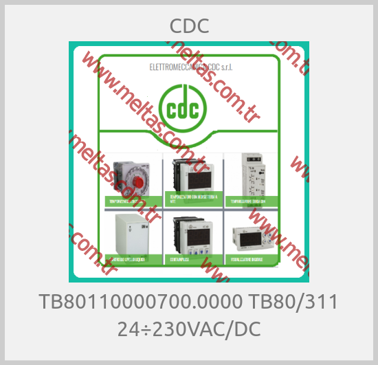 CDC-TB80110000700.0000 TB80/311 24÷230VAC/DC