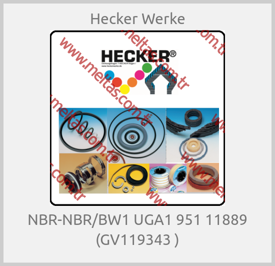 Hecker Werke - NBR-NBR/BW1 UGA1 951 11889 (GV119343 )