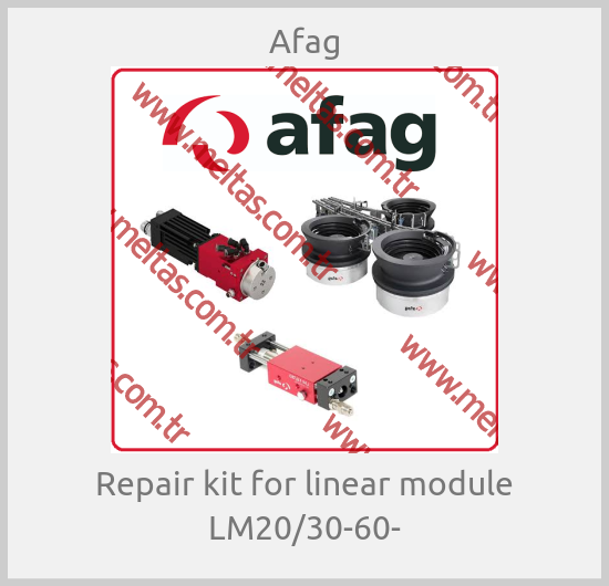 Afag - Repair kit for linear module LM20/30-60-