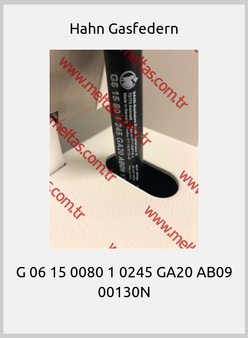 Hahn Gasfedern - G 06 15 0080 1 0245 GA20 AB09 00130N