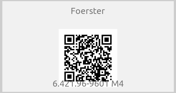Foerster - 6.421.96-9601 M4