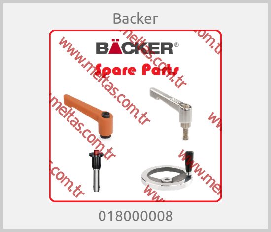 Backer - 018000008