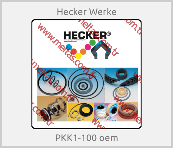 Hecker Werke - PKK1-100 oem