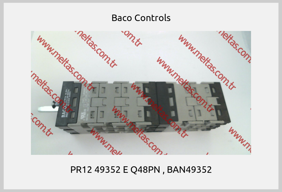 Baco Controls - PR12 49352 E Q48PN , BAN49352