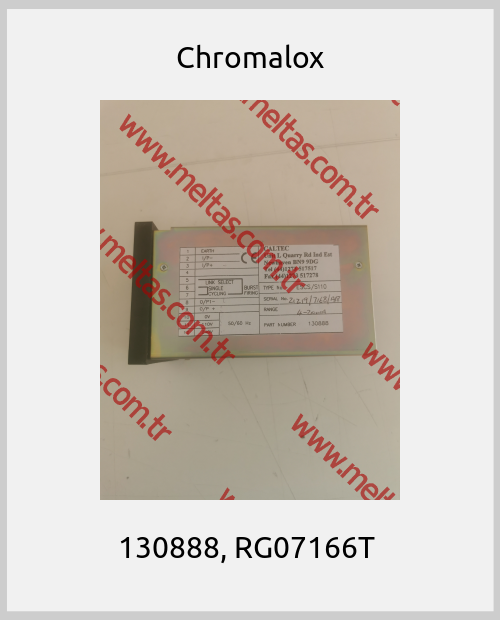 Chromalox-130888, RG07166T 