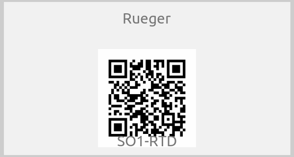 Rueger - SO1-RTD