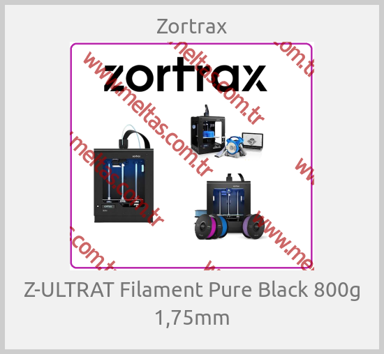 Zortrax - Z-ULTRAT Filament Pure Black 800g 1,75mm