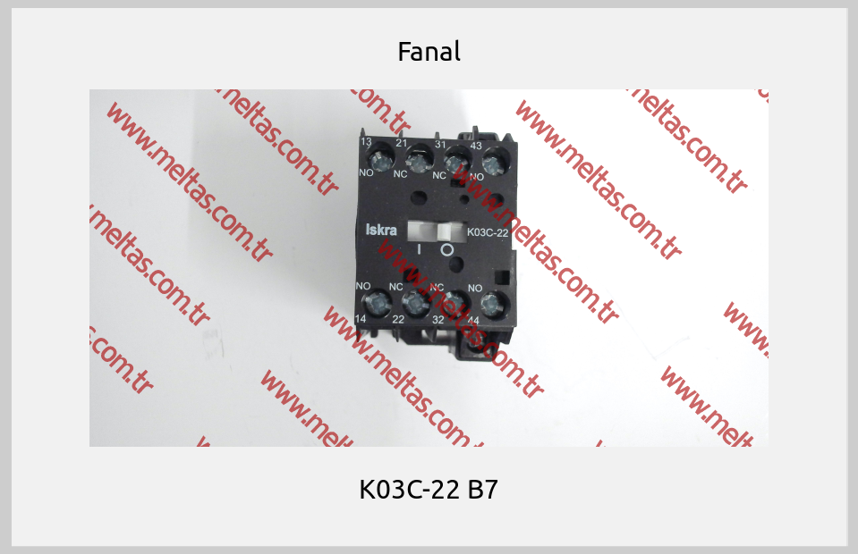 Fanal - K03C-22 B7
