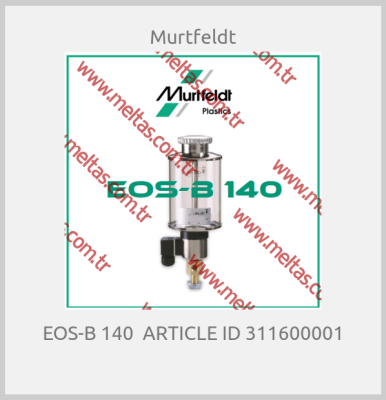Murtfeldt - EOS-B 140  ARTICLE ID 311600001