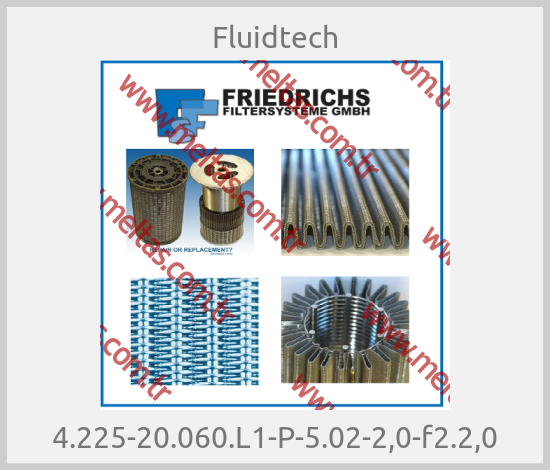 Fluidtech - 4.225-20.060.L1-P-5.02-2,0-f2.2,0