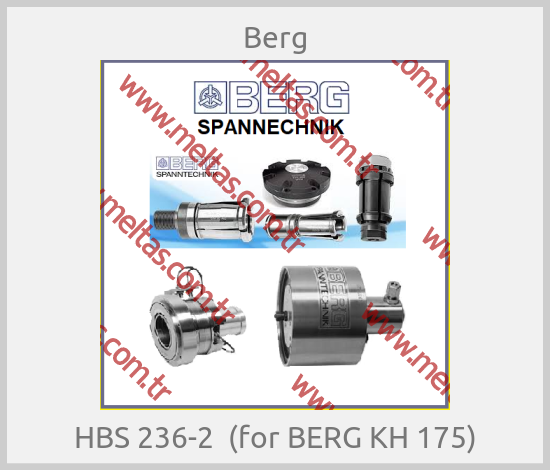 Berg-HBS 236-2  (for BERG KH 175)