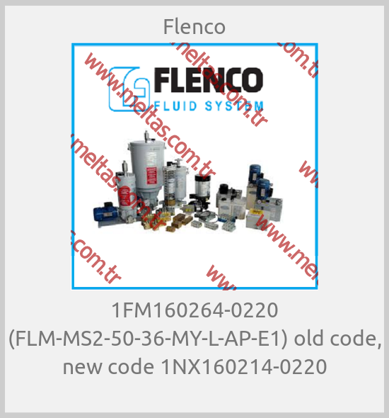 Flenco-1FM160264-0220 (FLM-MS2-50-36-MY-L-AP-E1) old code, new code 1NX160214-0220