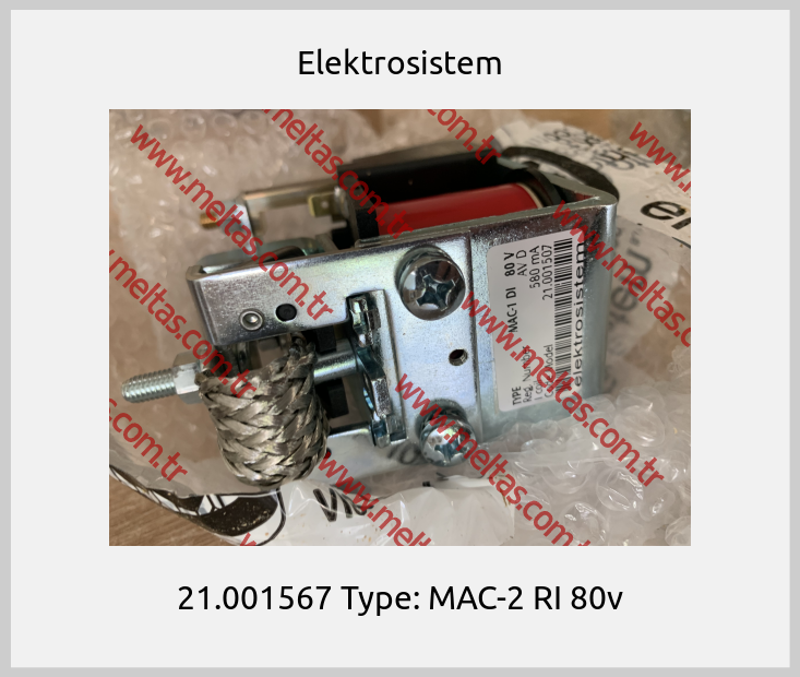 Elektrosistem - 21.001567 Type: MAC-2 RI 80v