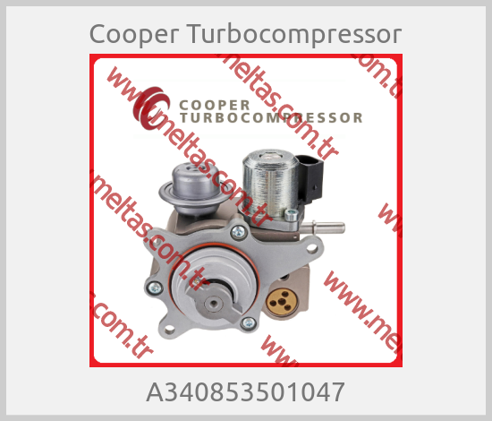 Cooper Turbocompressor - A340853501047