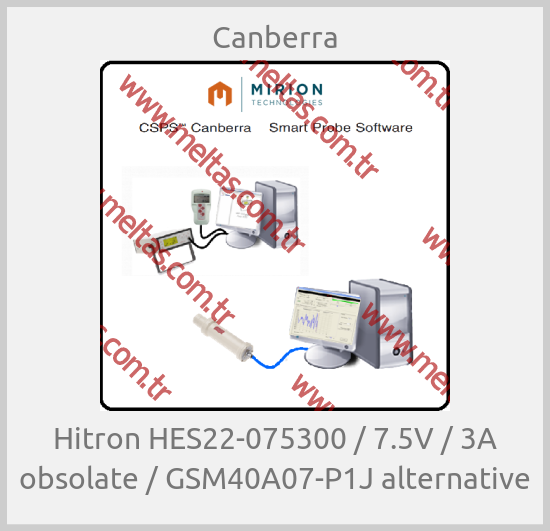 Canberra - Hitron HES22-075300 / 7.5V / 3A obsolate / GSM40A07-P1J alternative