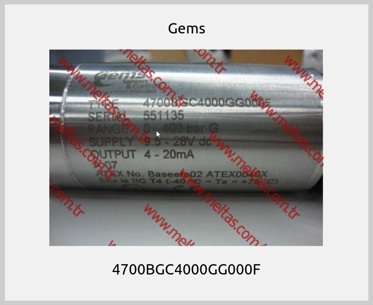 Gems - 4700BGC4000GG000F